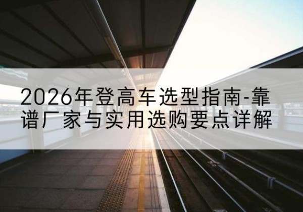 鲅鱼圈登高车厂家推荐-2026年登高车选型指南-靠谱厂家与实用选购要点详解