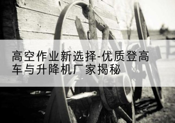 鲅鱼圈登高车厂家-高空作业新选择-优质登高车与升降机厂家揭秘